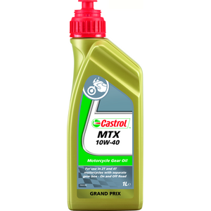 CASTROL MTX 10W-40 - moottoripyörän vaihteistoöljy 1L